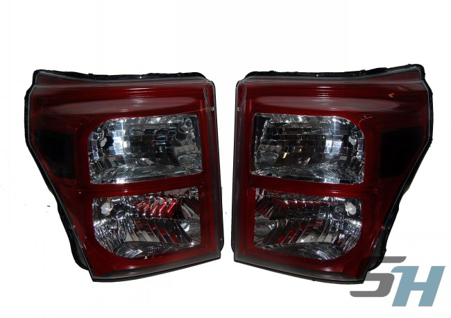 2015 Ruby Red Super Duty Healdights Painted