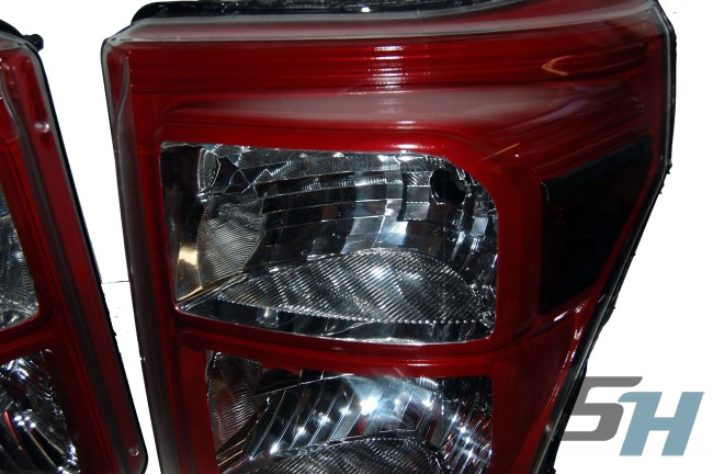 2015 Ruby Red Super Duty Healdights Painted