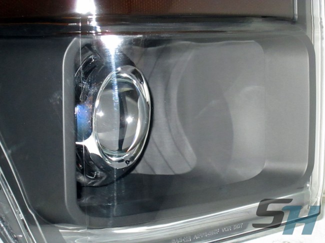 2008 Ford Superduty F350 HID Black D2S Projector Headlights