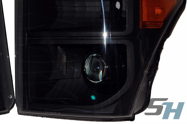2014 Ford Superduty All Black HID Projector Headlights