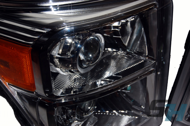 2014 Ford Superduty Quad Chrome HID Projector Headlight Retrofit Package
