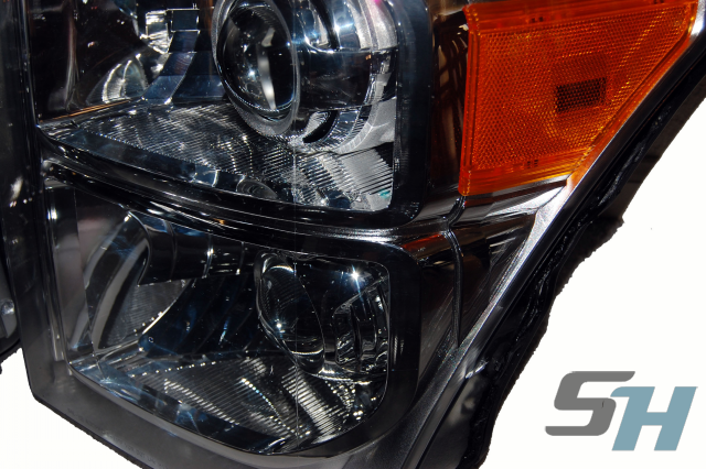 2014 Ford Superduty Quad Chrome HID Projector Headlight Retrofit Package